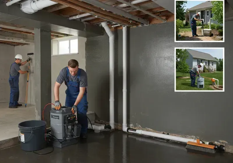 Basement Waterproofing and Flood Prevention process in Woodsboro, TX